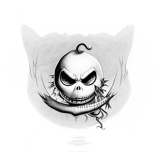 Nightmare Before Christmas tattoo design idea