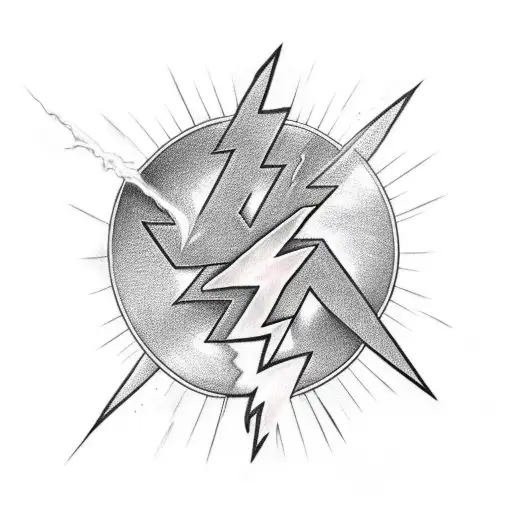 Lightning Bolt tattoo design idea
