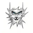 Lightning Bolt tattoo design idea