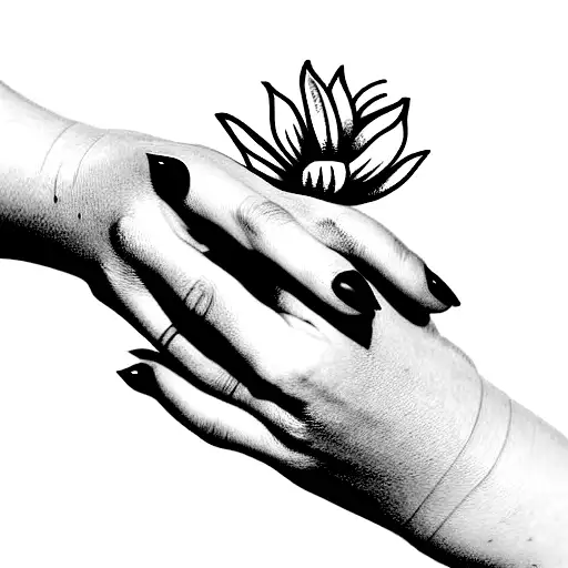 wrist tattoos tumblr flowers