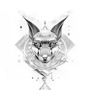 Anubis tattoo design idea