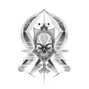 only god can judge me tattoo design idea