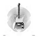 Telecaster Electric Guitar tattoo design idea