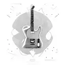 Telecaster Electric Guitar tattoo design idea