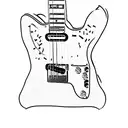 Telecaster Electric Guitar tattoo design idea