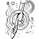 Telecaster Electric Guitar tattoo design idea