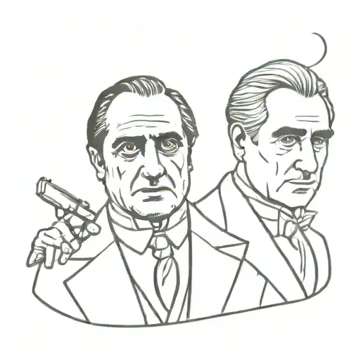 the godfather 2 pear scene tattoo design idea