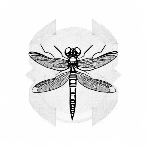 Dragonfly tattoo design idea