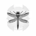Dragonfly tattoo design idea