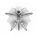 Dragonfly tattoo design idea