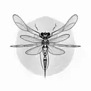 Dragonfly tattoo design idea