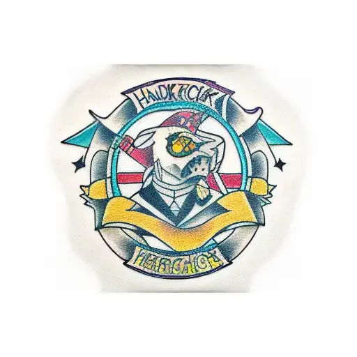 linux hacker tattoo design idea