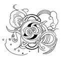 sol e lua  tattoo design idea