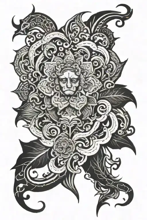 strength and resilience tattoo design idea