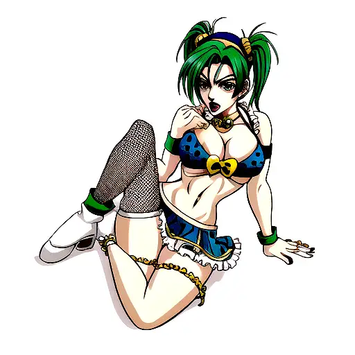 jolyne kujo tattoo design idea