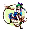 jolyne kujo tattoo design idea
