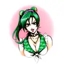 jolyne kujo tattoo design idea