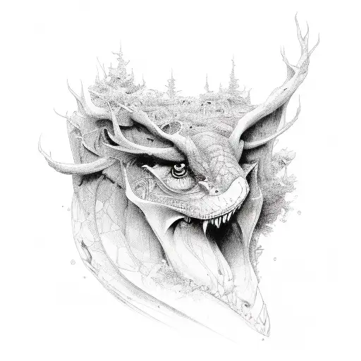 God, Earthy, Thigh Peice tattoo design idea