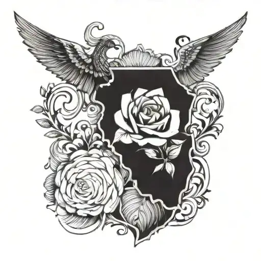 Georgia Southern music lyrics tattoo design idea