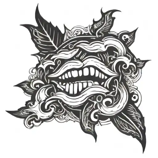 saliva band logo tattoo design idea