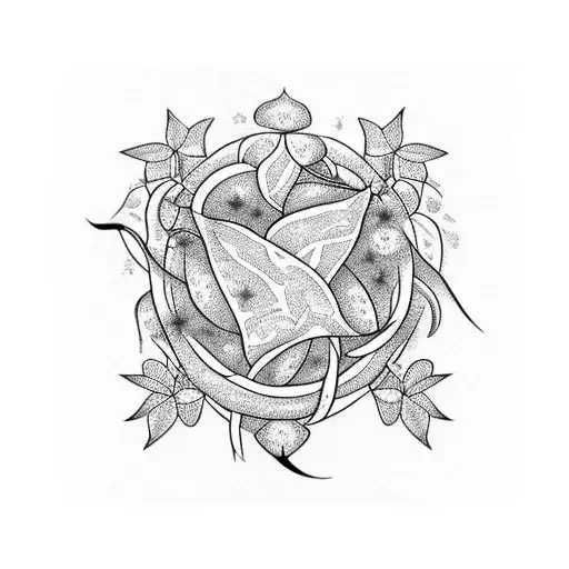 2 stars. lily of valley, poppy and vines connecting. from under bicep to wrap arounf into shoulder   tattoo design idea