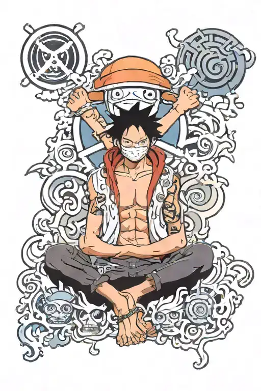 one piece,bleach, naruto tattoo design idea