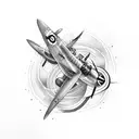 supermarine spitfire tattoo design idea