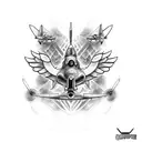 supermarine spitfire tattoo design idea