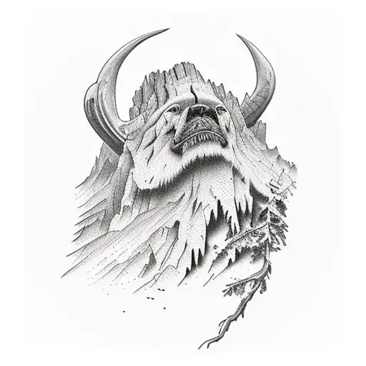 grand Teton tattoo design idea