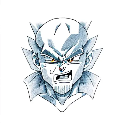 Goku and kratos tattoo design idea