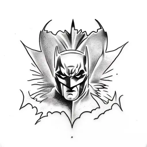 batman tattoo design idea