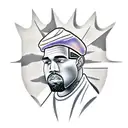 kanye tattoo design idea