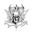 batman tattoo design idea