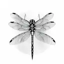 Dragonfly tattoo design idea