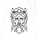 Dionysus tattoo design idea