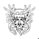 Dionysus tattoo design idea