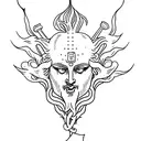 Dionysus tattoo design idea