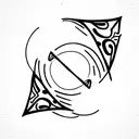 handball tattoo design idea