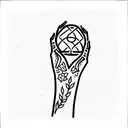 handball tattoo design idea