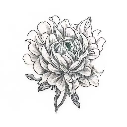 Hadestown carnation and lyrics tattoo design idea