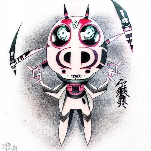 invader zim tattoo design idea