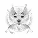 An intricate dotwork design featuring symbols of friendship and celebration, inspired by the vibrant energy of parties tattoo design idea