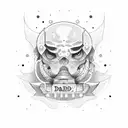 daddy issue tattoo design idea