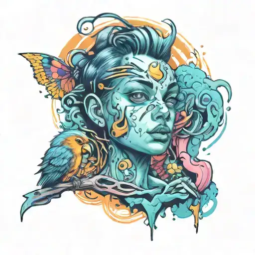 90s kid tattoo design idea