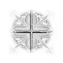 Christian Cross with Hebrews 11:1 tattoo design idea