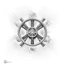 Christian Cross with Hebrews 11:1 tattoo design idea