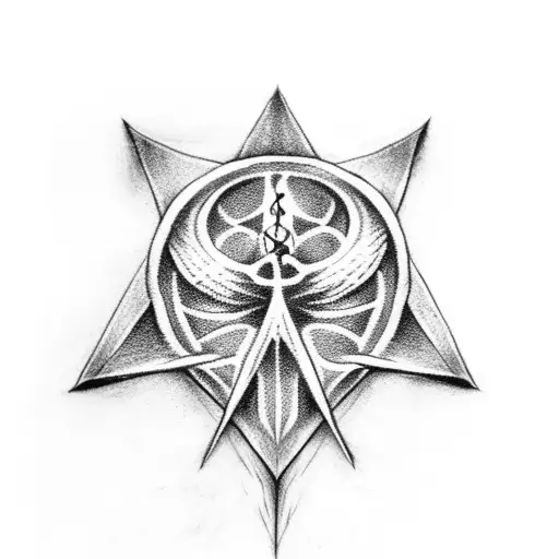 Deathly Hallows Harry Potter  tattoo design idea