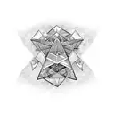 western cosmic cowgirl tattoo arm sleeve with a scenery tattoo design idea