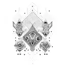 palabra amor tattoo design idea