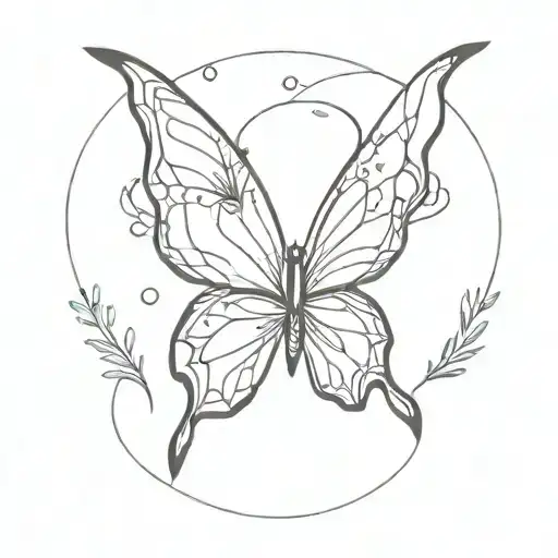 Name: Nara on butterfly body tattoo design idea